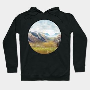 Mountain Landscape Circle Version Hoodie